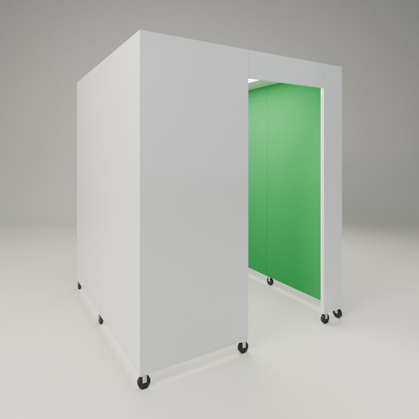 스탠다드 부스 — CAD 3D 렌더